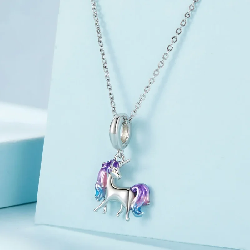 (image for) Pandora Style Unicorn Dangle - SCC2621 - View 2