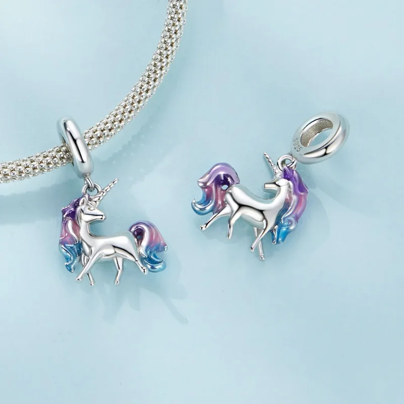 (image for) Pandora Style Unicorn Dangle - SCC2621 - View 4