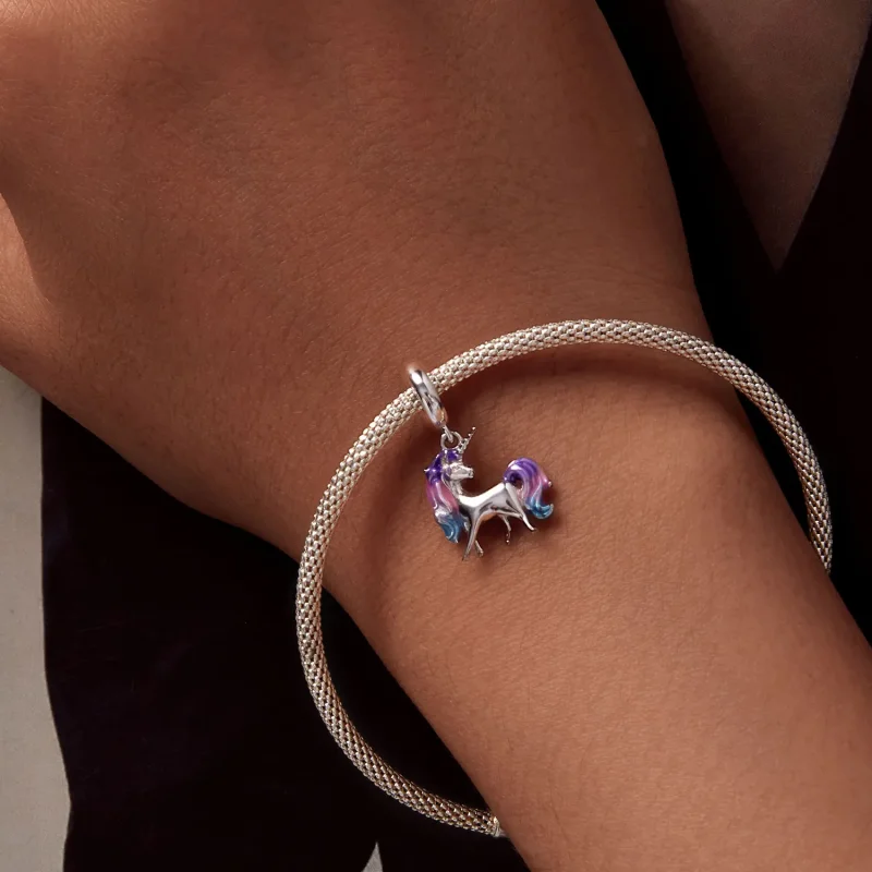 (image for) Pandora Style Unicorn Dangle - SCC2621 - View 6