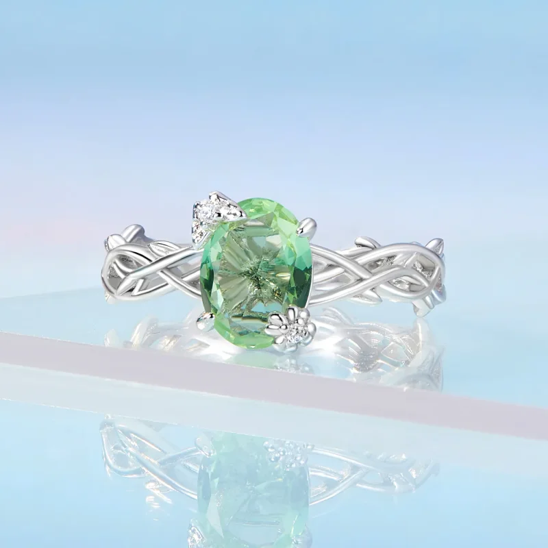(image for) Pandora Style Vine Ring - BSR466 - View 3