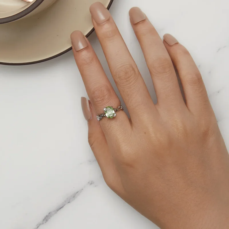 (image for) Pandora Style Vine Ring - BSR466 - View 5