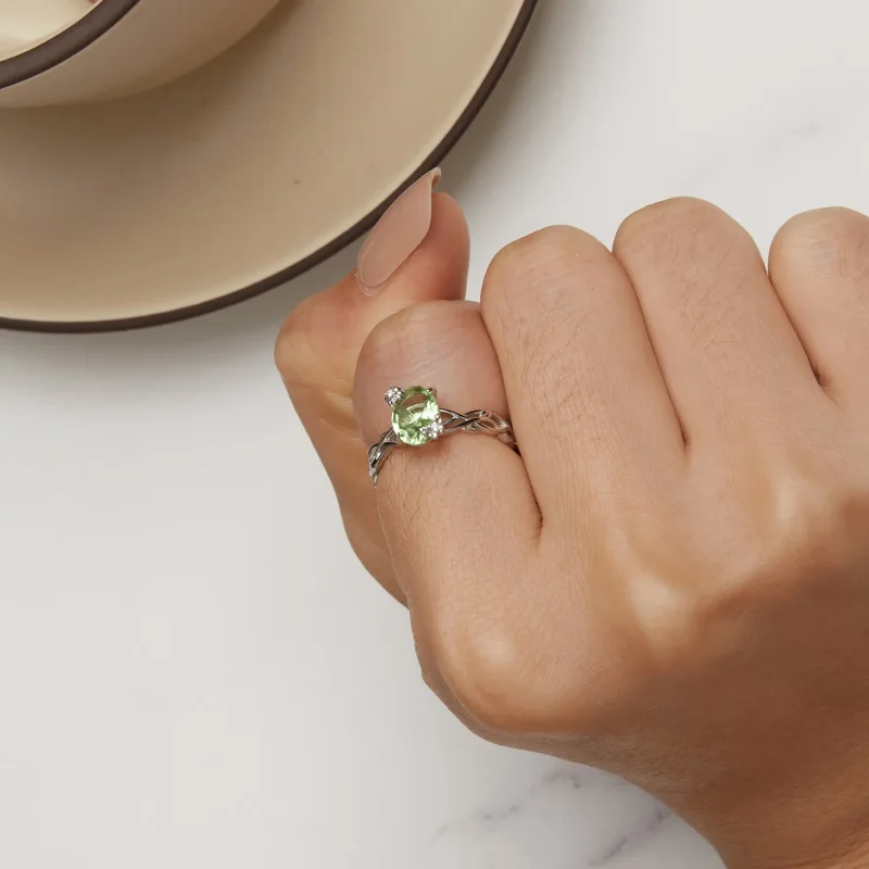 (image for) Pandora Style Vine Ring - BSR466 - View 6