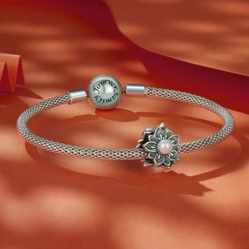 (image for) Pandora Style Vintage Vine Charm - SCC2611 - View 5