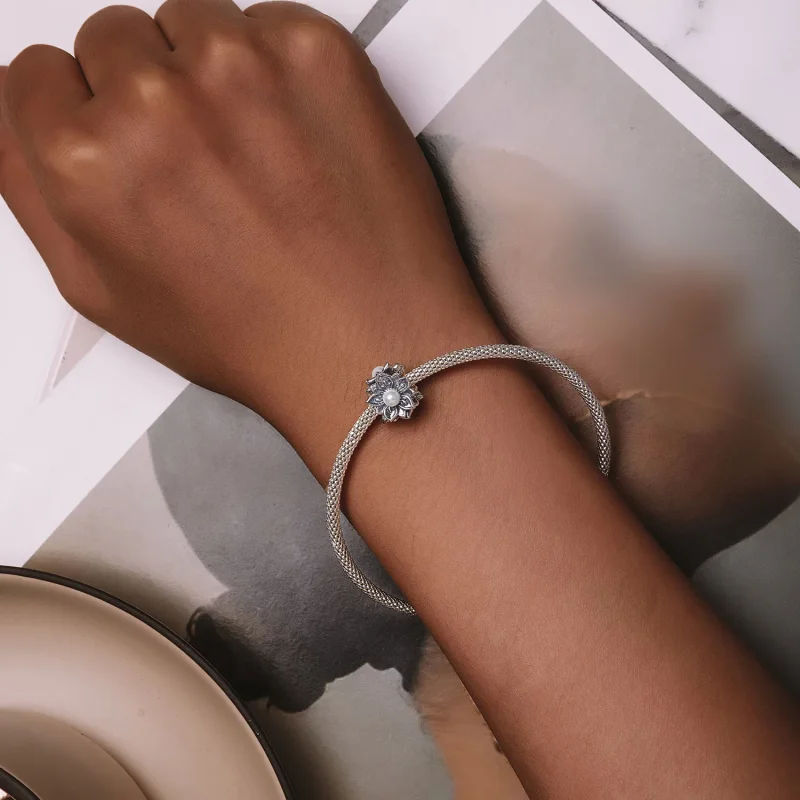 (image for) Pandora Style Vintage Vine Charm - SCC2611 - View 6