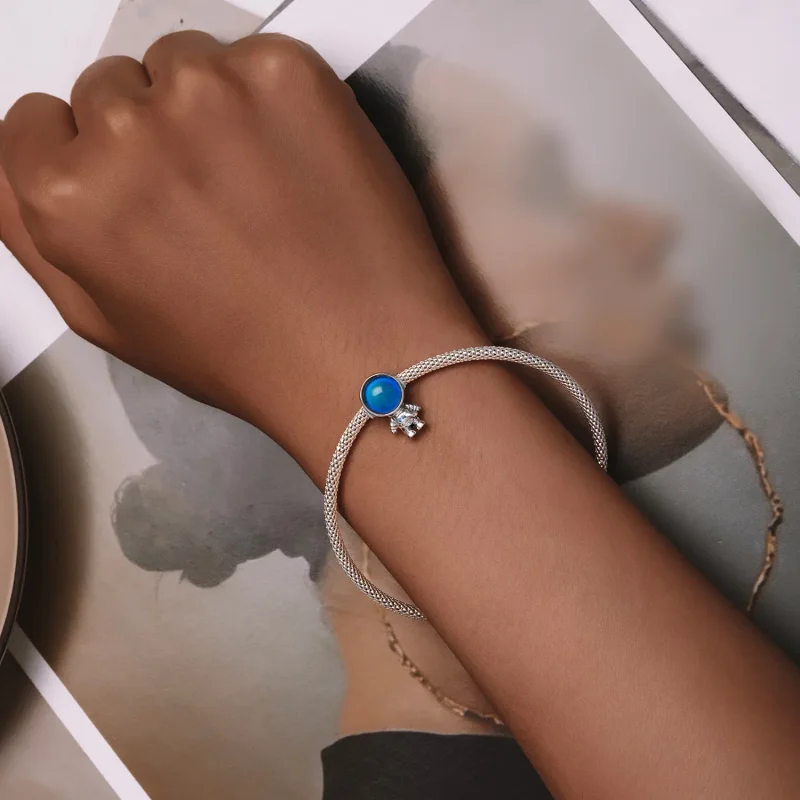 (image for) Pandora Style Warm-Sensing Astronaut Charm - BSC578-CF - View 7