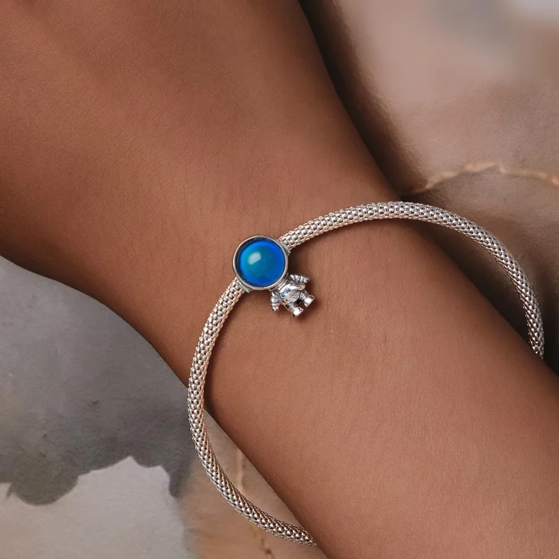 (image for) Pandora Style Warm-Sensing Astronaut Charm - BSC578-CF - View 9