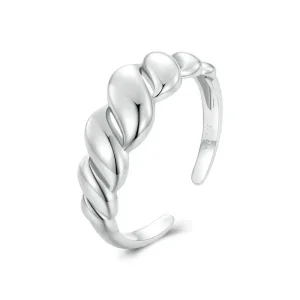 (image for) Pandora Style Wave Open Ring - BSR459-E
