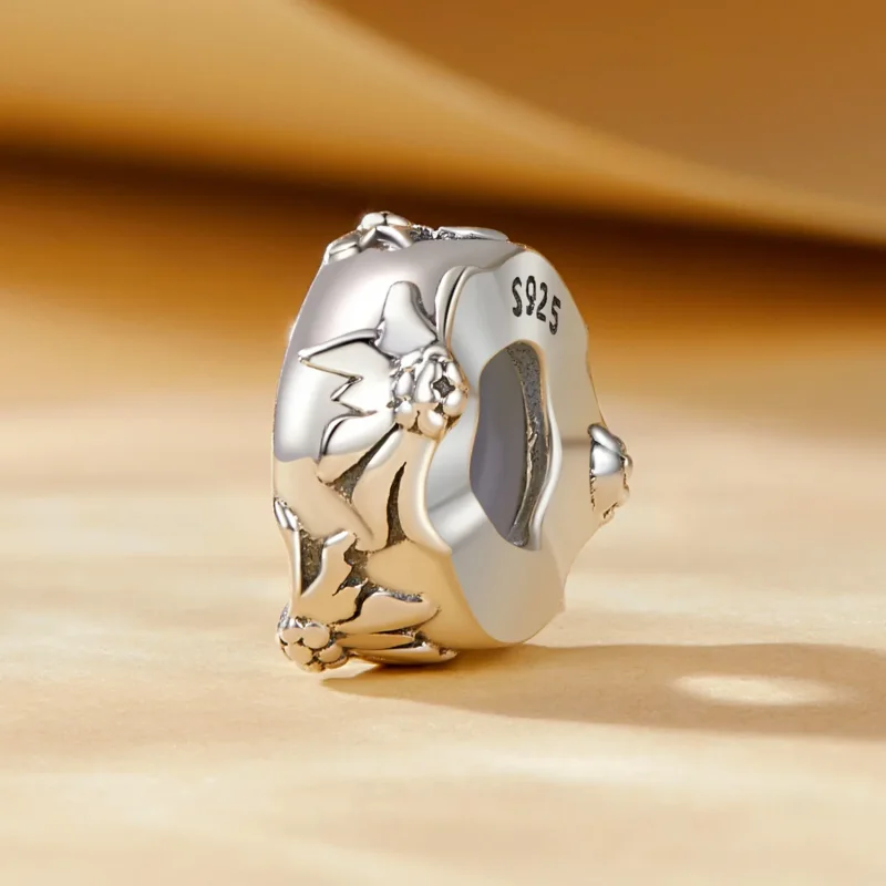 (image for) Pandora Style Wild Chrysanthemum Clip - SCC2574 - View 2