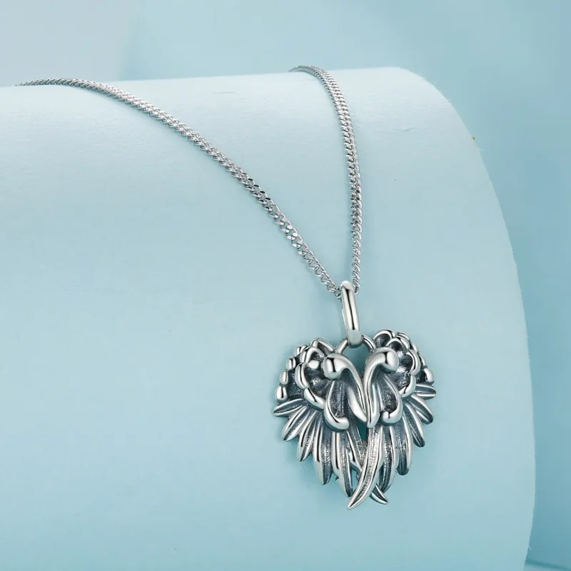 (image for) Pandora Style Wings Necklace - SCN504 - View 2