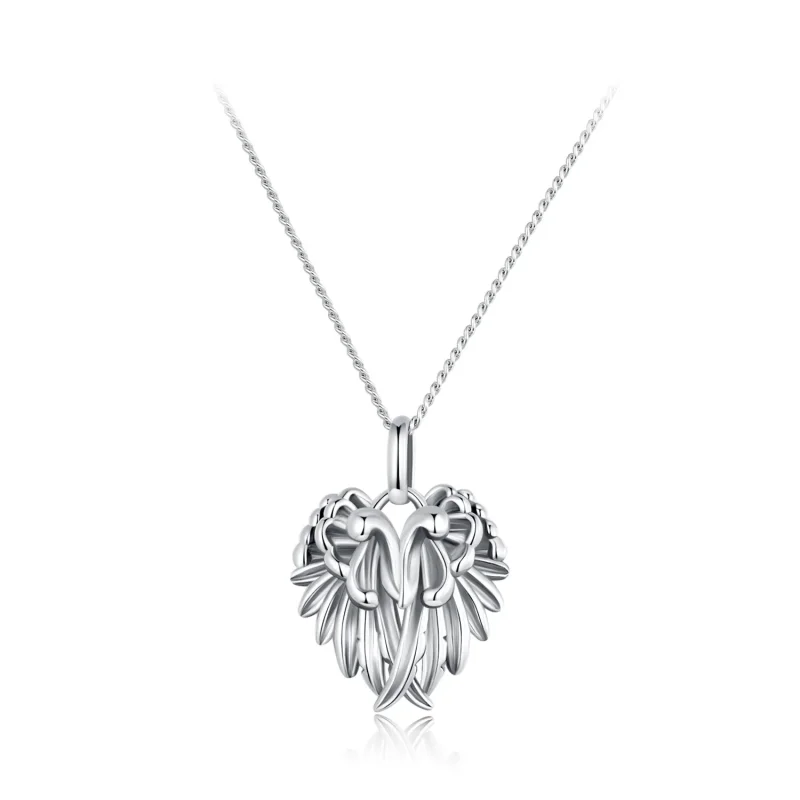 (image for) Pandora Style Wings Necklace - SCN504 - Product Image