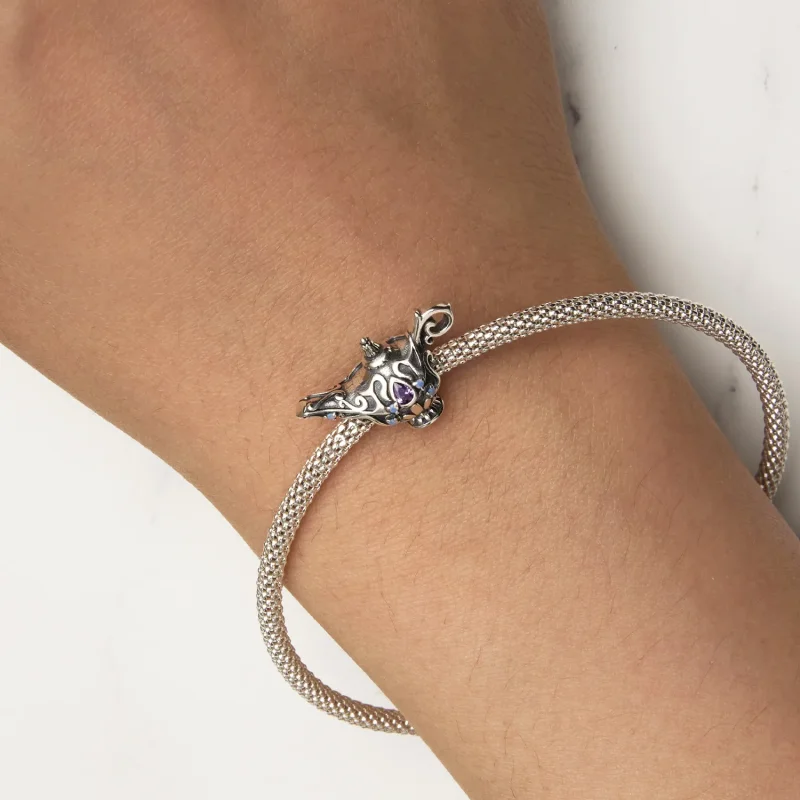 (image for) Pandora Style Wishing Magic Lamp Charm - BSC893 - View 7