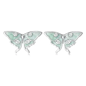 (image for) Pandora Style Wizard of Oz Butterfly Studs Earrings - BSE828