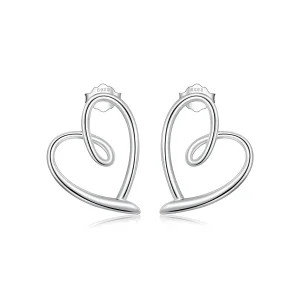 (image for) Pandora Style Wrapped In Love Studs Earrings - BSE871