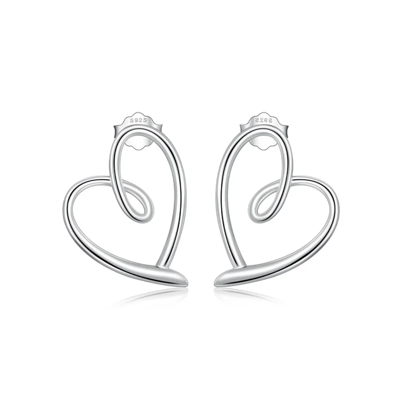 (image for) Pandora Style Wrapped In Love Studs Earrings - BSE871 - Product Image