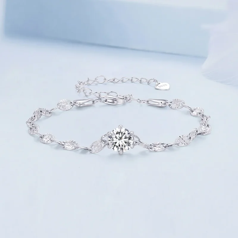 (image for) Pandora Style Zircon Fine Sparkle Chain Bracelet - BSB142 - View 3