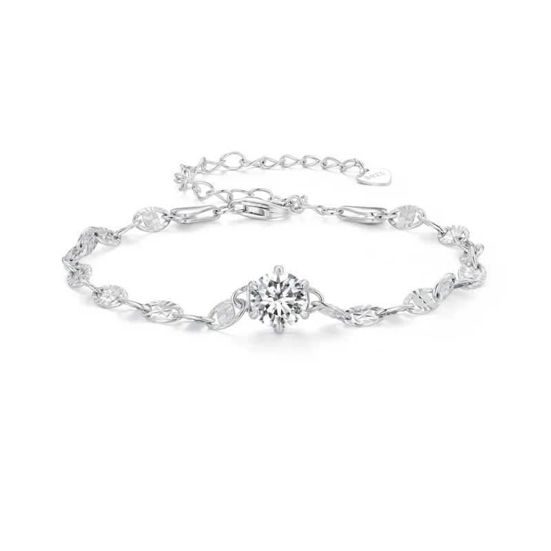 (image for) Pandora Style Zircon Fine Sparkle Chain Bracelet - BSB142 - Product Image