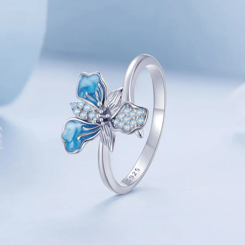 (image for) PANDORA Style Blue Iris Ring - BSR509-E - View 2