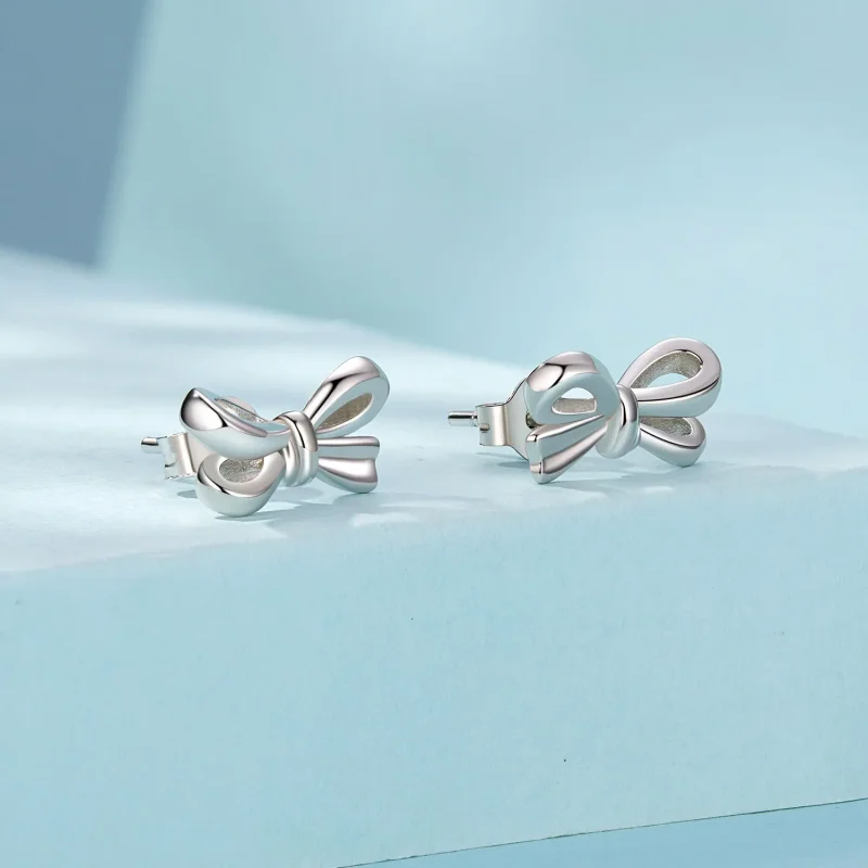 (image for) PANDORA Style Bow Earrings - SCE1707 - View 2