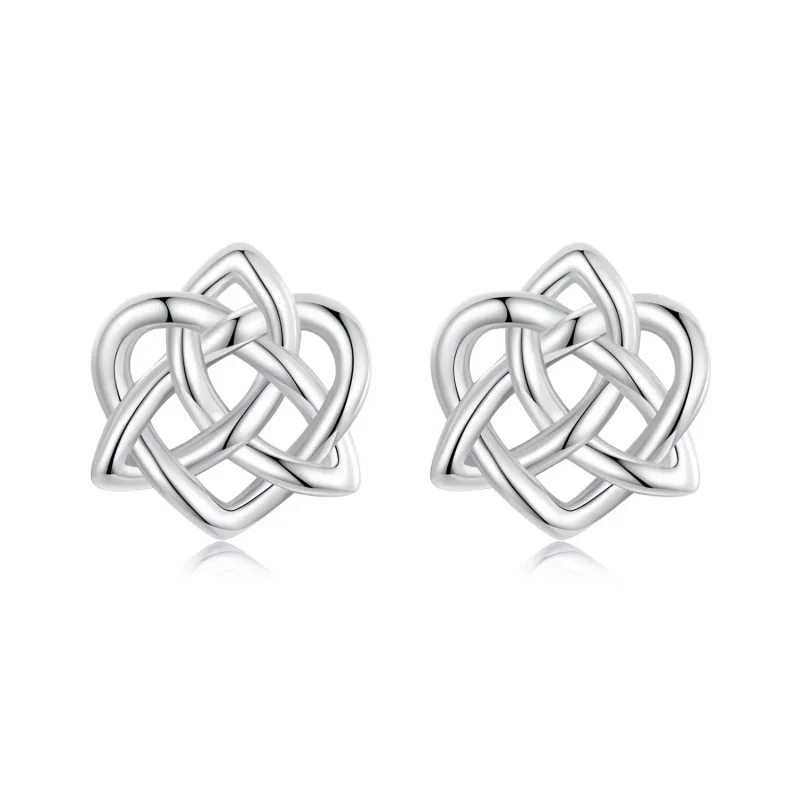 (image for) PANDORA Style Celtic Knot Earrings - BSE958 - Product Image