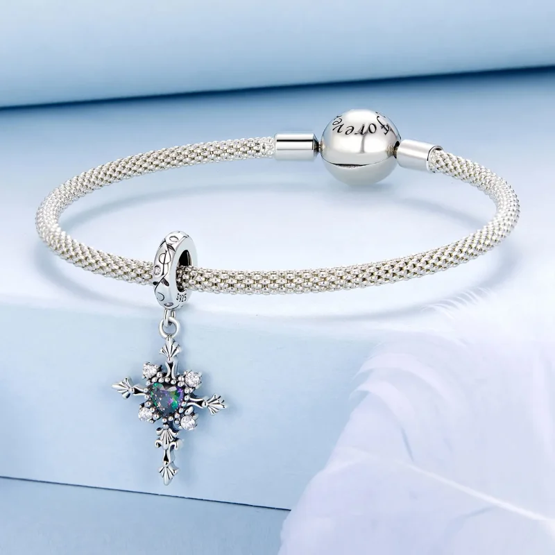 (image for) PANDORA Style Cross Charm - BSC970 - View 3