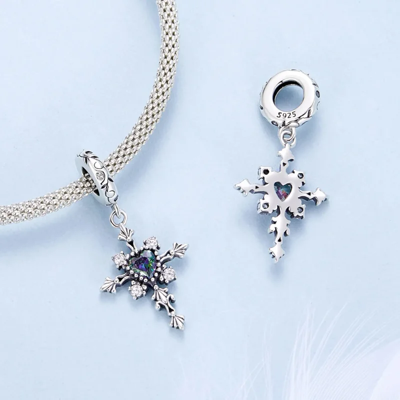 (image for) PANDORA Style Cross Charm - BSC970 - View 4