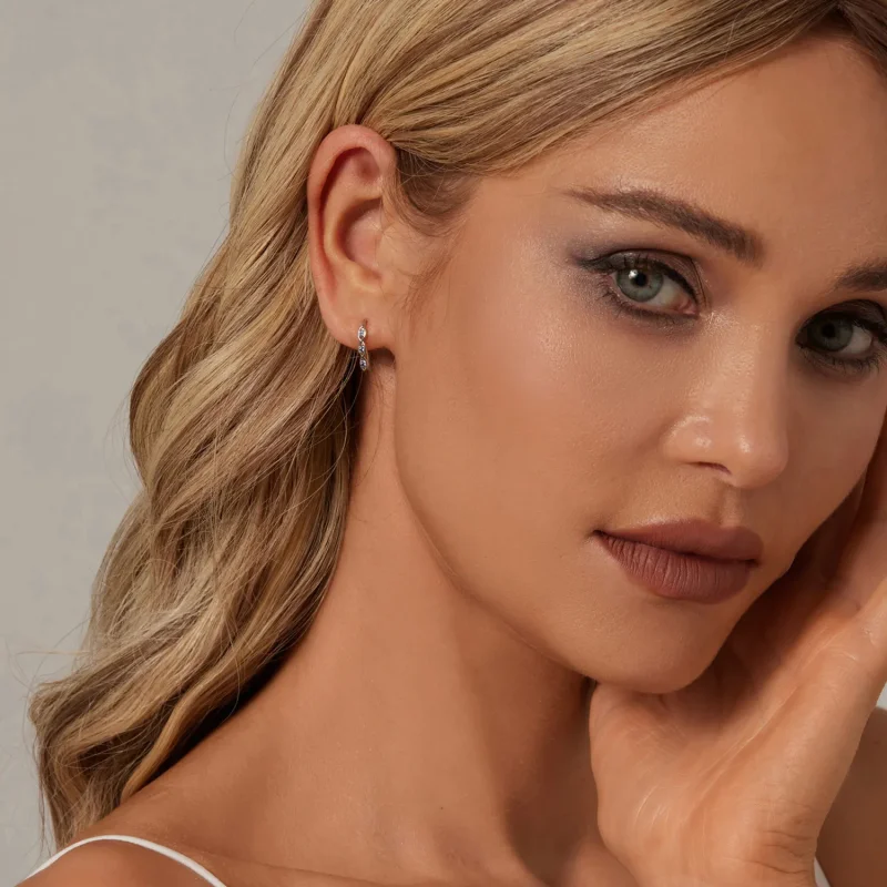 (image for) PANDORA Style Devil Eye Earrings - SCE1695 - View 7