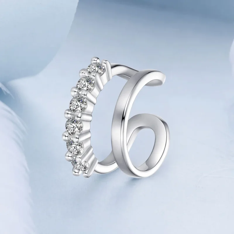 (image for) PANDORA Style Double Layer Ear Cuff - BSE964 - View 2