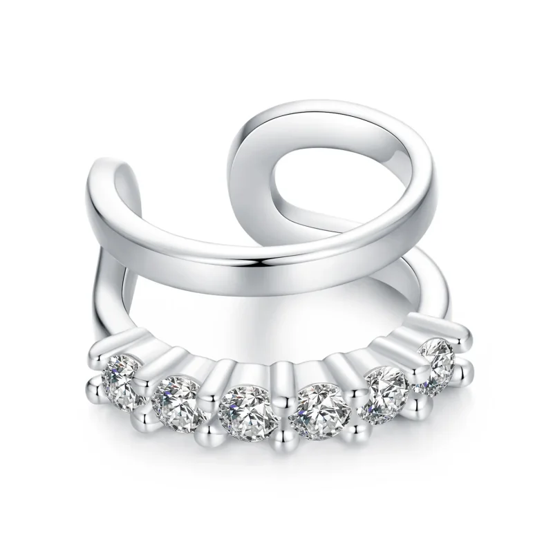 (image for) PANDORA Style Double Layer Ear Cuff - BSE964 - Product Image