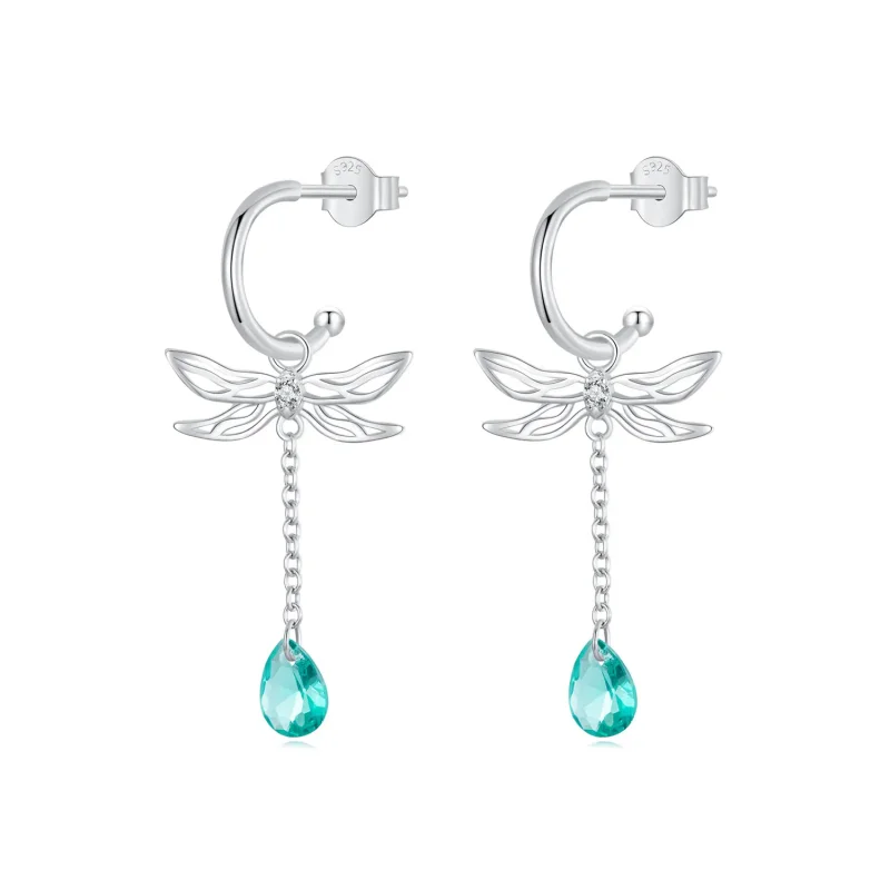 (image for) PANDORA Style Dragonfly Tassel Stud Earrings - SCE1699 - Product Image