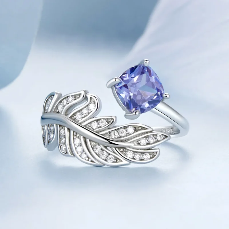 (image for) PANDORA Style Feather Ring - BSR518-E - View 3