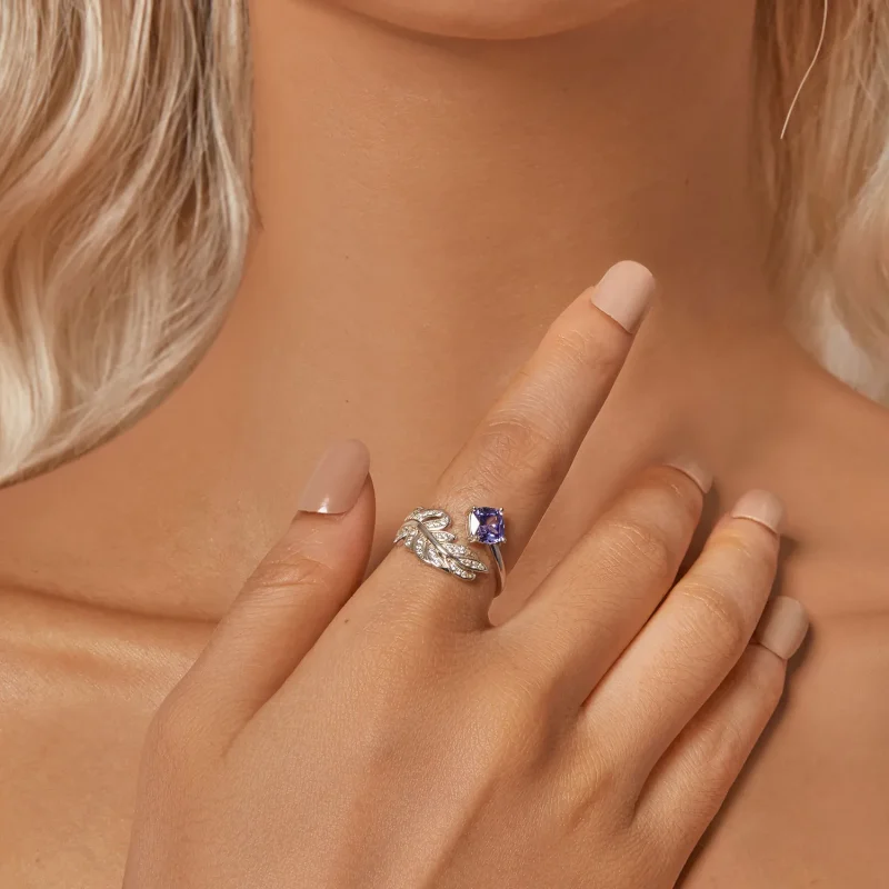 (image for) PANDORA Style Feather Ring - BSR518-E - View 6