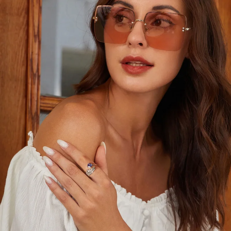 (image for) PANDORA Style Feather Ring - BSR518-E - View 7