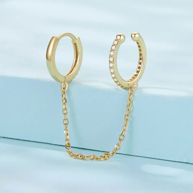 (image for) PANDORA Style Gold Plated Ear Cuffs - SCE1679-B - View 2