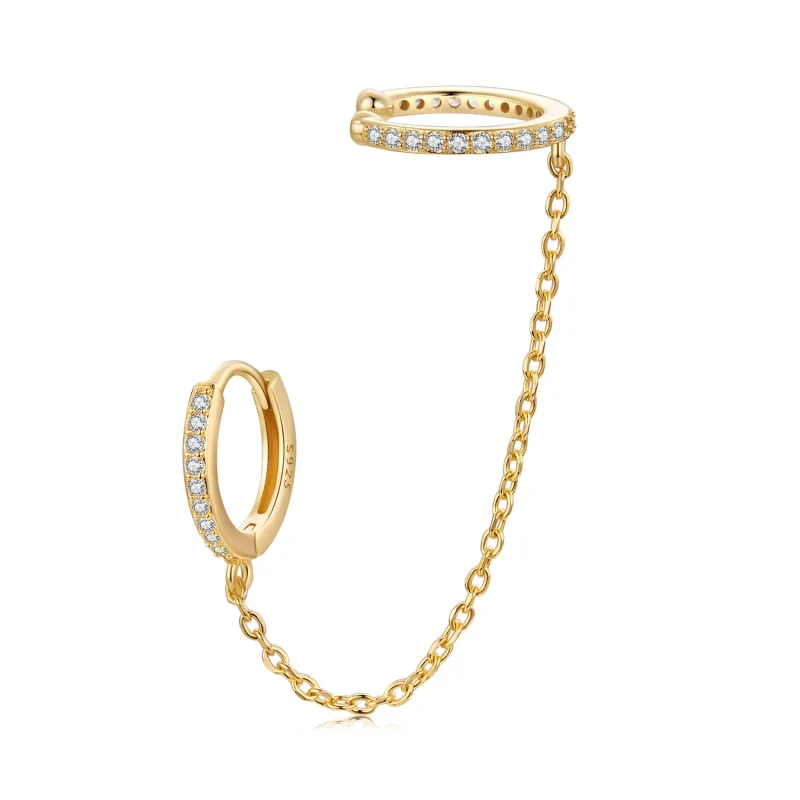 (image for) PANDORA Style Gold Plated Ear Cuffs - SCE1679-B - Product Image