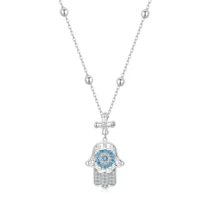 (image for) PANDORA Style Hand Of Fatima Necklace - BSN369
