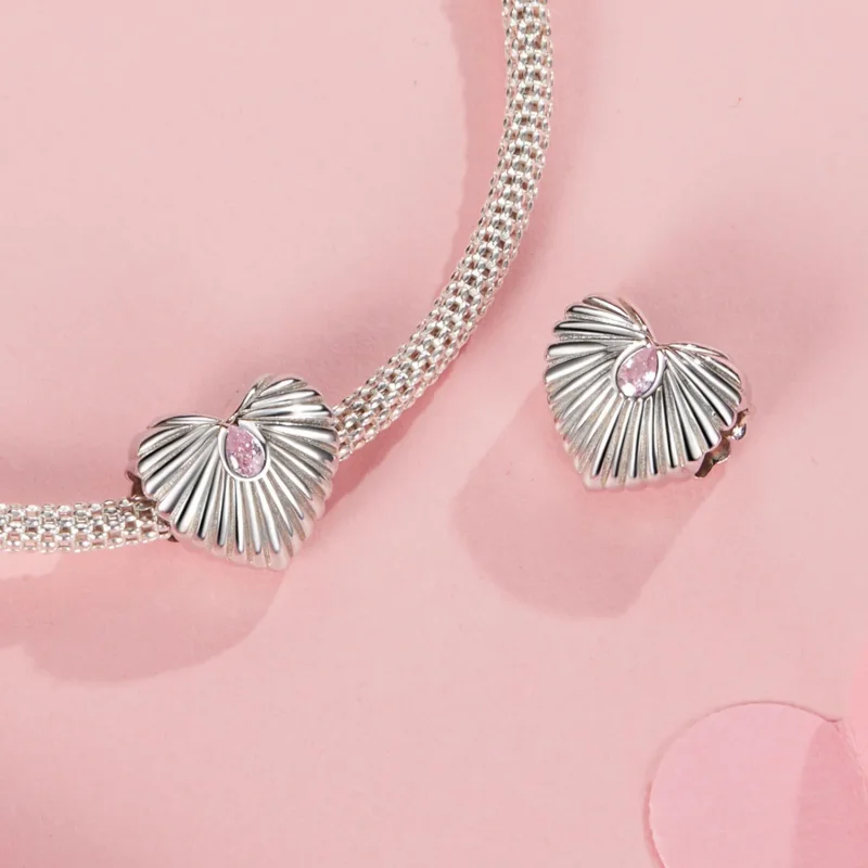 (image for) PANDORA Style Heart Charm - SCC2693 - View 4