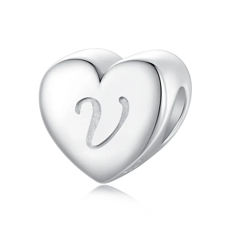 (image for) PANDORA Style Heart Letter V - SCP065-V - Product Image