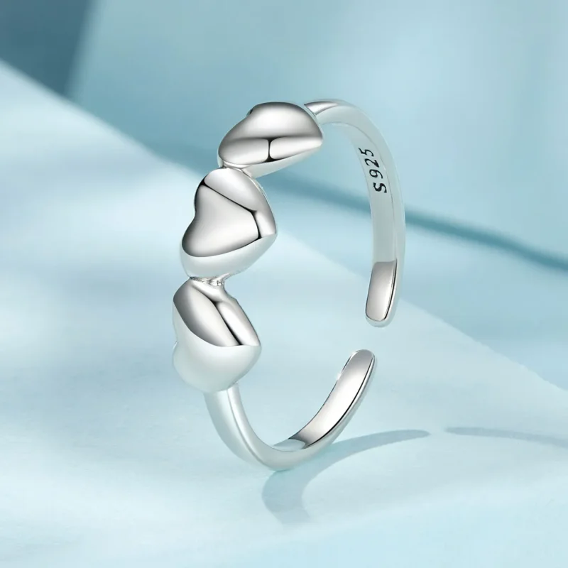 (image for) PANDORA Style Heart Shaped Ring - SCR1001-E - View 2