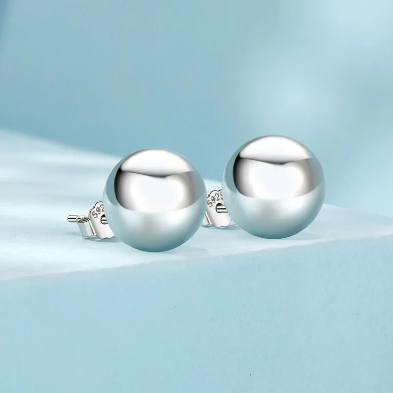 (image for) PANDORA Style Large Ball Earrings - SCE1725-L - View 2