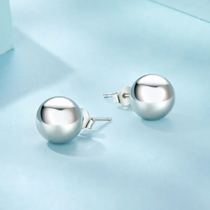 (image for) PANDORA Style Large Ball Earrings - SCE1725-L - View 3