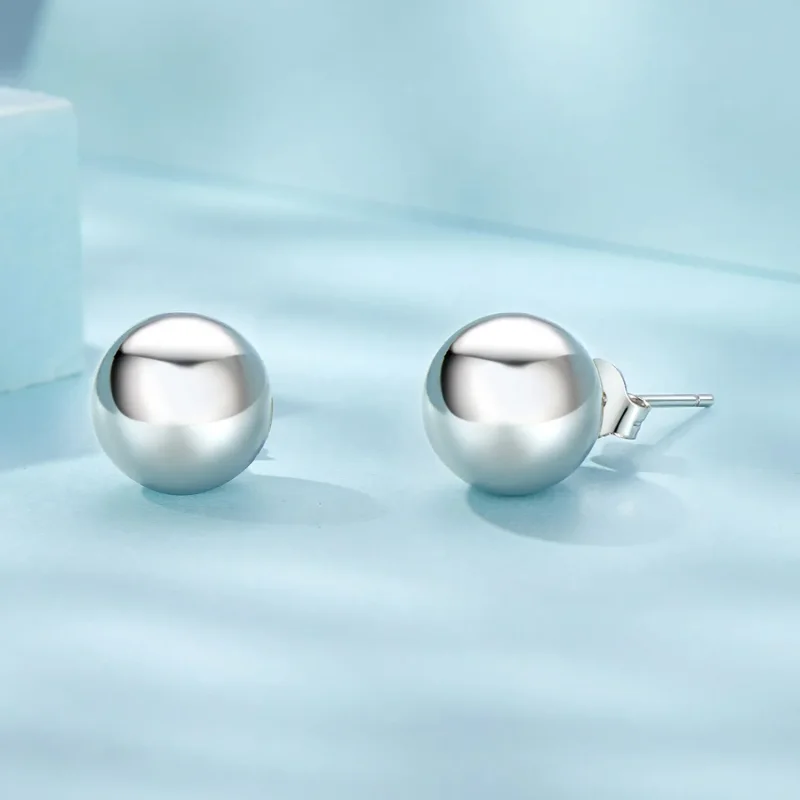 (image for) PANDORA Style Large Ball Earrings - SCE1725-L - View 4
