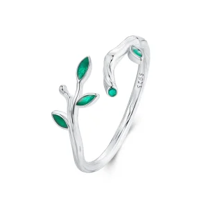 (image for) PANDORA Style Leaf Open Ring - BSR517-E