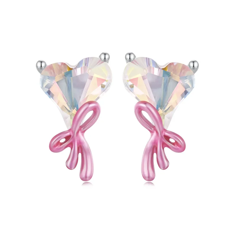 (image for) PANDORA Style Love Bow Earrings - SCE1696 - Product Image