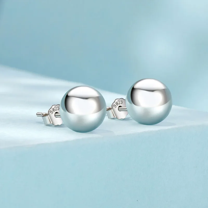 (image for) PANDORA Style Medium Ball Stud Earrings - SCE1725-M - View 2
