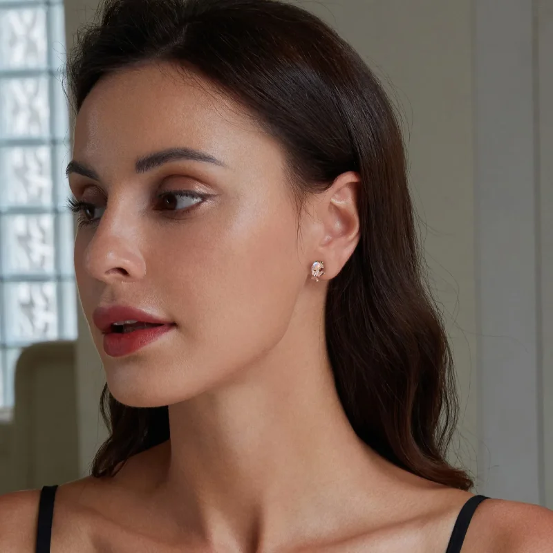 (image for) PANDORA Style Moonlight Fish Earrings - SCE1693 - View 6