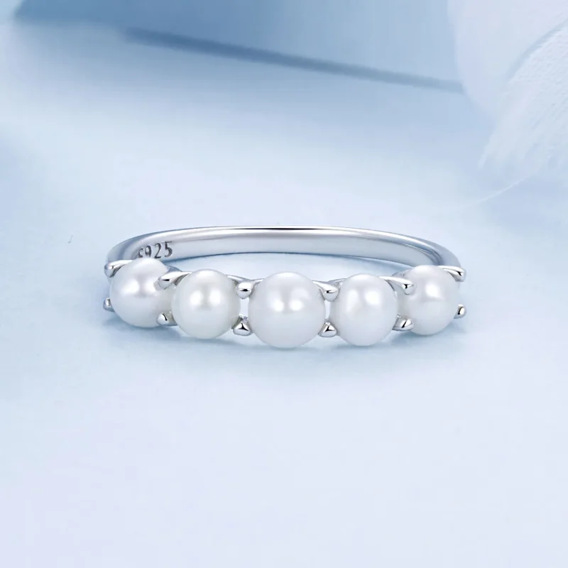 (image for) PANDORA Style Natural Pearl Ring - BSR510 - View 3