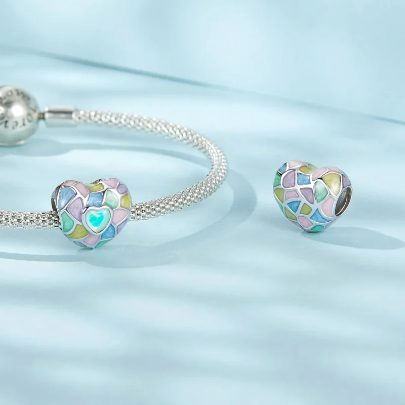 (image for) PANDORA Style Neon Hearts - SCC2708 - View 4