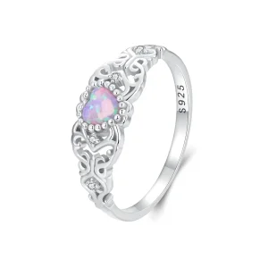(image for) PANDORA Style Pink Opal Ring - BSR512