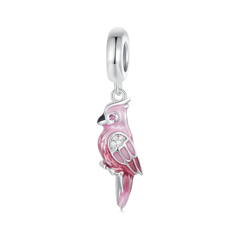 (image for) PANDORA Style Pink Parrot Charm - BSC971 - Product Image