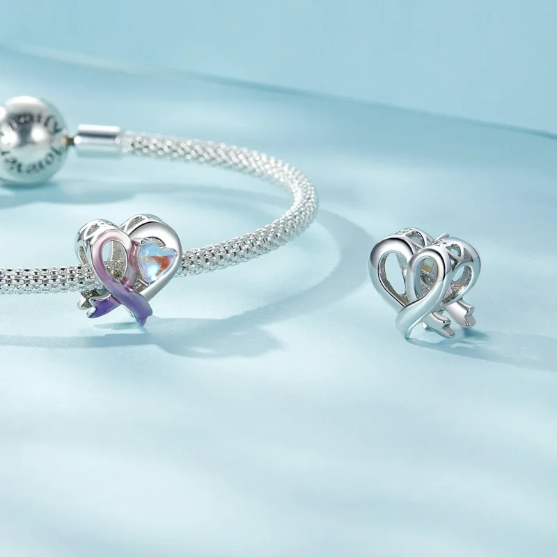 (image for) PANDORA Style Pink Ribbon - SCC2685 - View 4